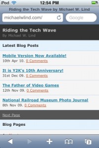 MobilePress Screenshot